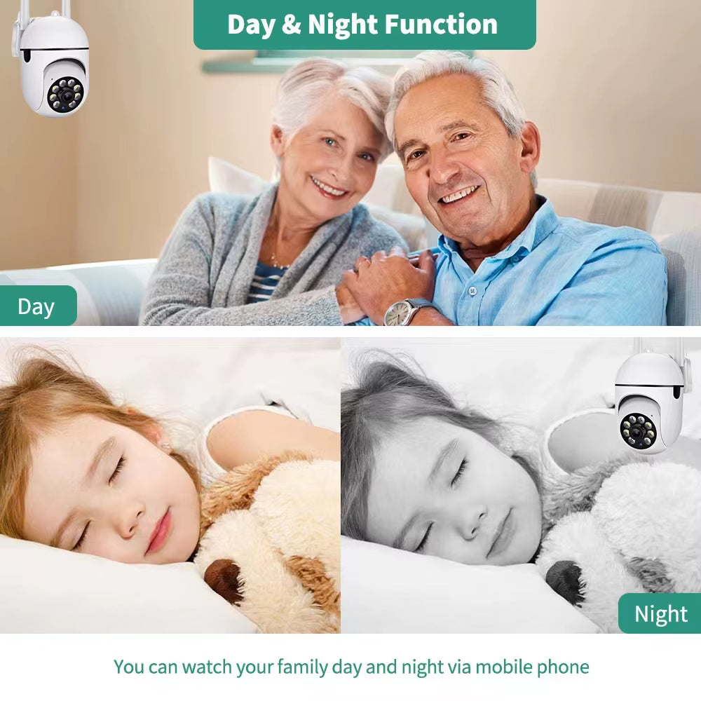 3MP IP Wifi Camera Baby Monitor Indoor Security Camera with Phone App 2-Way Audio, Infrared Night Vision 2.4 Ghz