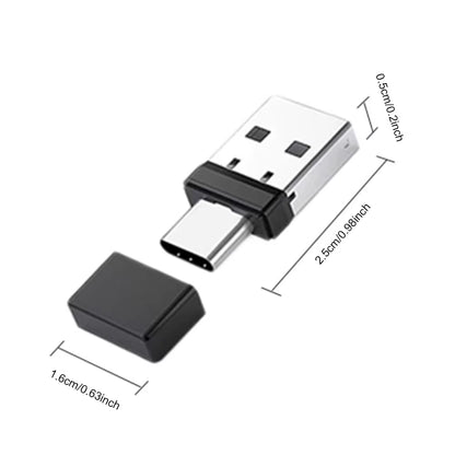 USB and Type C Mouse Jiggler 2 in 1 Undetectable Mouse Shaker Driver-Free Mouse Mover Prevent for Laptop Keep Computer Awake
