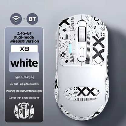 X8 Wireless Gaming Mouse 500Mah TYPE-C Rechargeable Office Mouse Suitable for Laptop Desktop Computers