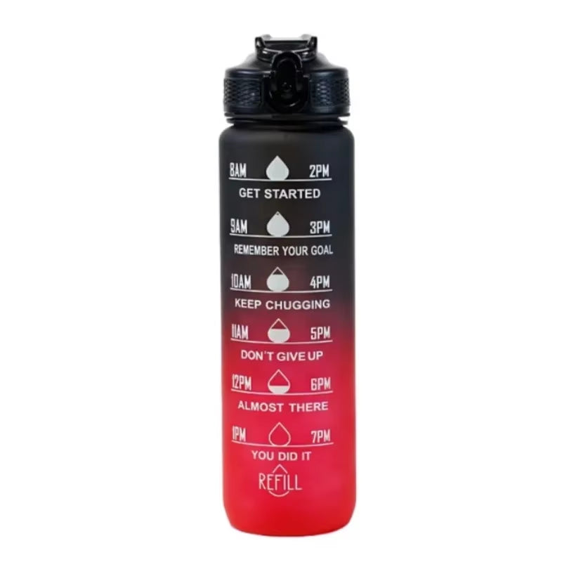 1L Water Bottle Portable Sport Water Bottle Pretty Drink Bottle Leakproof Gym Water Bottle for Outdoor Travel Fitness Cycling