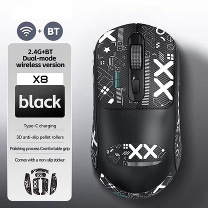 X8 Wireless Gaming Mouse 500Mah TYPE-C Rechargeable Office Mouse Suitable for Laptop Desktop Computers