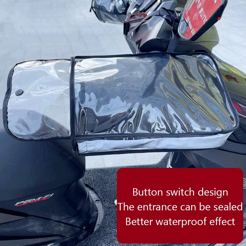 Motorcycle Handlebar Muffs Winter Equipment Mitts Warmer Gloves Waterproof Handmuffs Bicycle Handle Cover Hand Covers Warmers